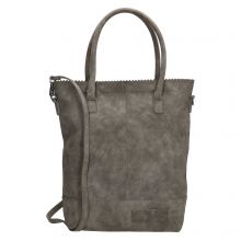 Zebra Natural Bag Kartel Rits Grey