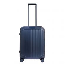 Piquadro Alu Slim 4 Wheel Cabin Trolley Blue Aluminum 