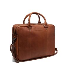 Chesterfield Boston Laptoptas 15" Schoudertas Cognac