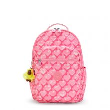 Kipling Seoul College Rugzak Adorable Hearts