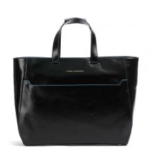 Piquadro Blue Square 15,6" Shopper Laptoptas Noir