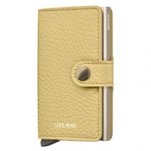 Secrid Mini Wallet Portemonnee Pebble Butter Yellow