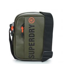 Superdry Tarp Cross Body Bag Olive Green