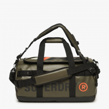 Superdry Tarp Multifuctional Barrel Duffle Bag Olive Green