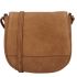 Hide & Stitches Idaho Crossbody Schoudertas Cognac