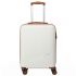 Travelite Bali 4 Wiel Trolley S White / Cognac