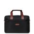 Hexagona A4 Briefcase Laptoptas S Black/Brown