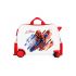 Spiderman Rolling Suitcase 4 Wheels White