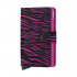 Secrid Mini Wallet Portemonnee Zebra Fuchsia